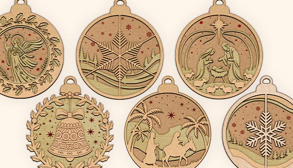 7 Free Laser Cut Files for Christmas Ornaments to Create a Cozy, Unique Home