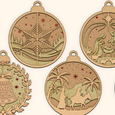 7 Free Laser Cut Files for Christmas Ornaments to Create a Cozy, Unique Home