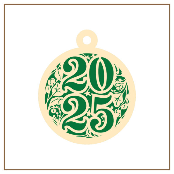 2025 floral ornament design laser cut vector files