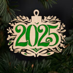 2025-leafy-ornament-design-laser-cut-new-year-ornament-file-with-noble-fir-tree