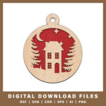 cozy-house-with-moon-and-stars-ornament-with-noble-fir-tree