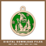 festive-gnome-in-snowy-forest-ornament-with-noble-fir-tree