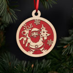 santa-and-reindeer-with-christmas-tree-ornament-with-noble-fir-tree