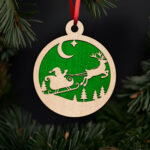 santa-sleigh-with-reindeer-ornament-with-noble-fir-tree