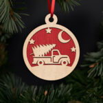 truck-with-christmas-tree-and-moon-ornament-with-noble-fir-tree